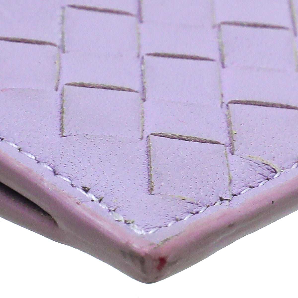 Bottega Veneta - Bottega Veneta Lilac Intrecciato Zipped Card Case | The Closet