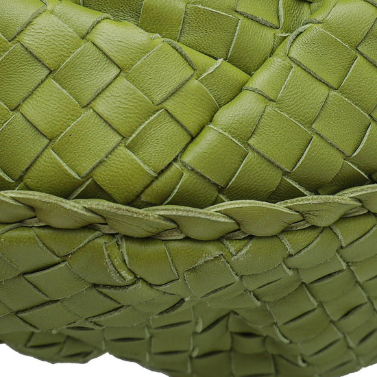 Bottega Veneta - Bottega Veneta Lime Green Nappa Hobo Bag | The Closet