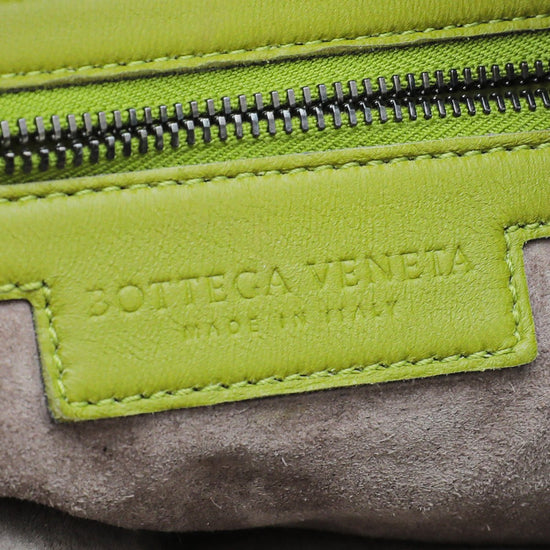 Bottega Veneta - Bottega Veneta Lime Green Nappa Hobo Bag | The Closet