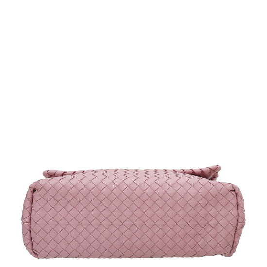 Bottega Veneta Bottega Veneta Small Point Quilted Shoulder Bag In Pink  Lambskin Leather on SALE