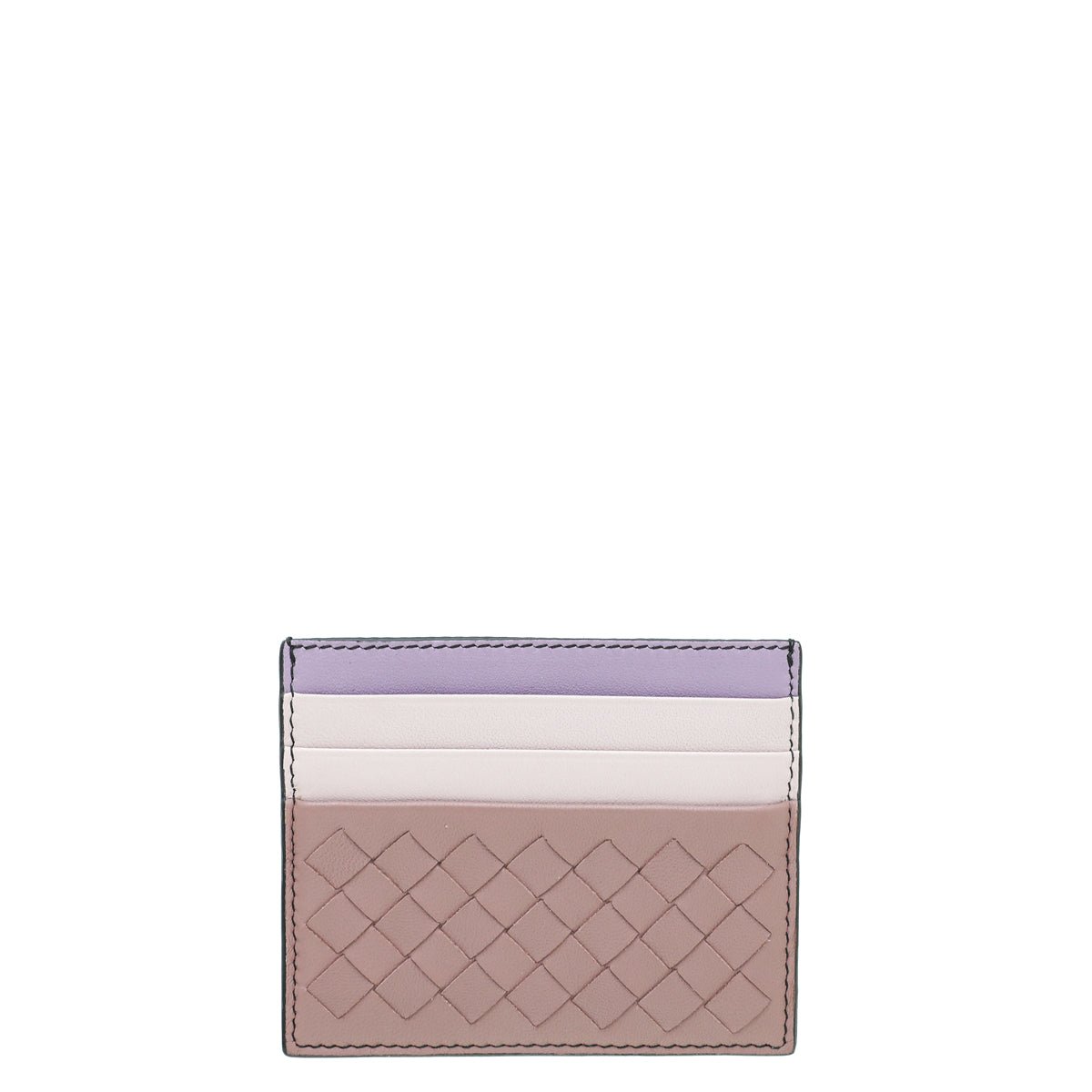 Bottega Veneta Multicolor Intrecciato Card Holder-Bottega Veneta-THE CLOSET