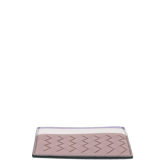 Bottega Veneta Multicolor Intrecciato Card Holder-Bottega Veneta-THE CLOSET