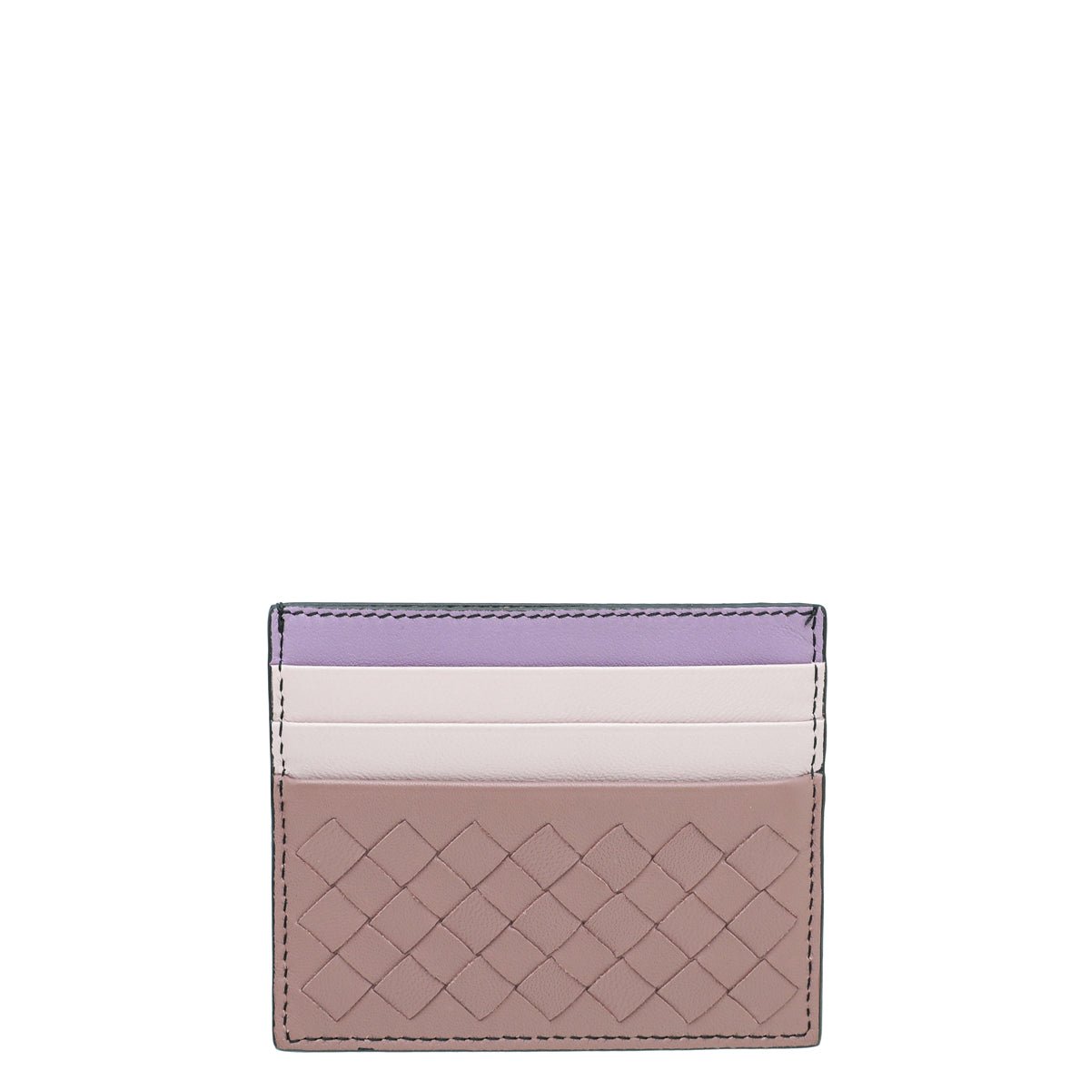 Bottega Veneta Multicolor Intrecciato Card Holder-Bottega Veneta-THE CLOSET