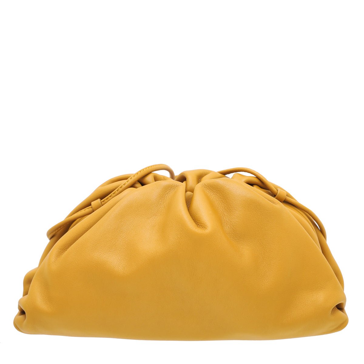 Bottega Veneta - Bottega Veneta Mustard Mini Pouch | The Closet
