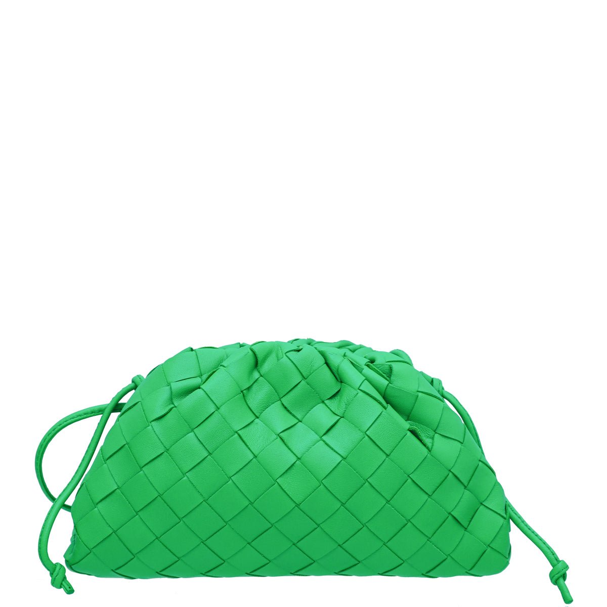 Bottega Veneta Parakeet Intrecciato Mini Pouch-Bottega Veneta-THE CLOSET