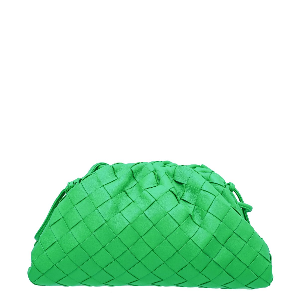 Bottega Veneta Parakeet Intrecciato Mini Pouch-Bottega Veneta-THE CLOSET