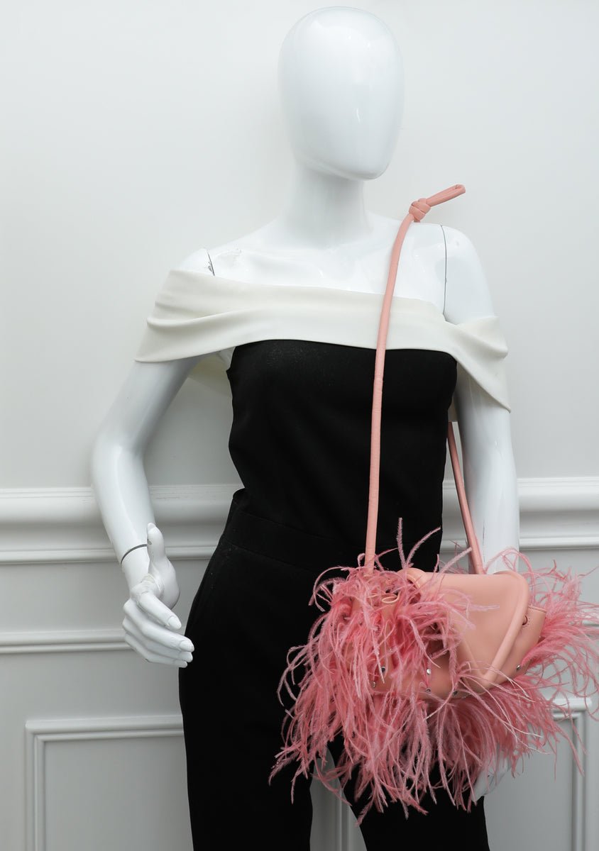 バッグ BOTTEGA VENETA feather BEAK Bottega Veneta Peach Beak Feather Bag – THE CLOSET