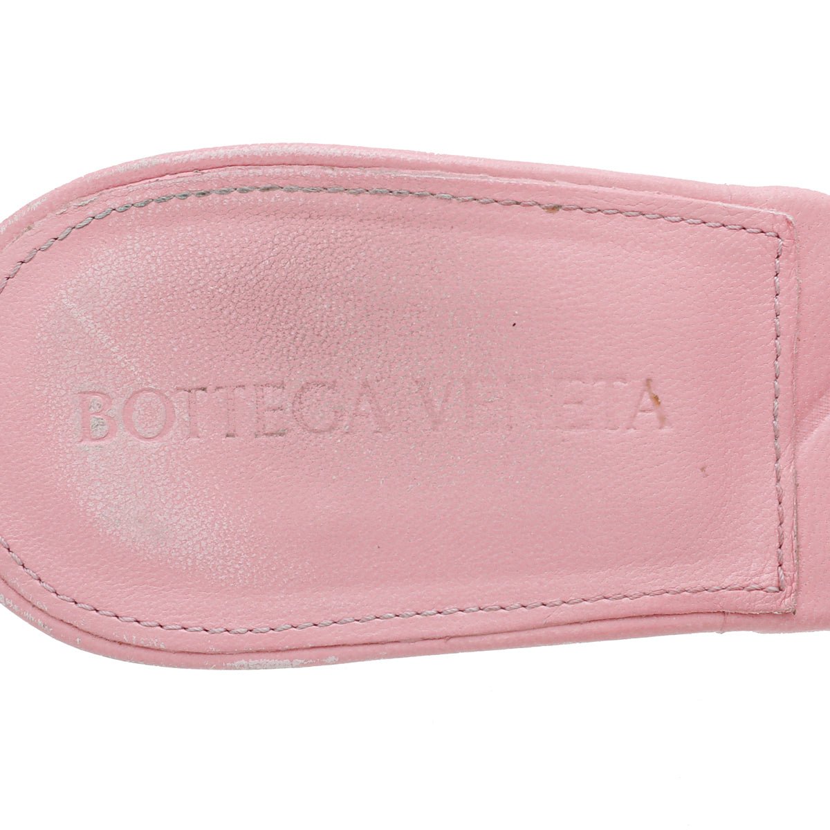 Bottega Veneta - Bottega Veneta Pink Lido Intrecciato Embossed Mules 36 | The Closet
