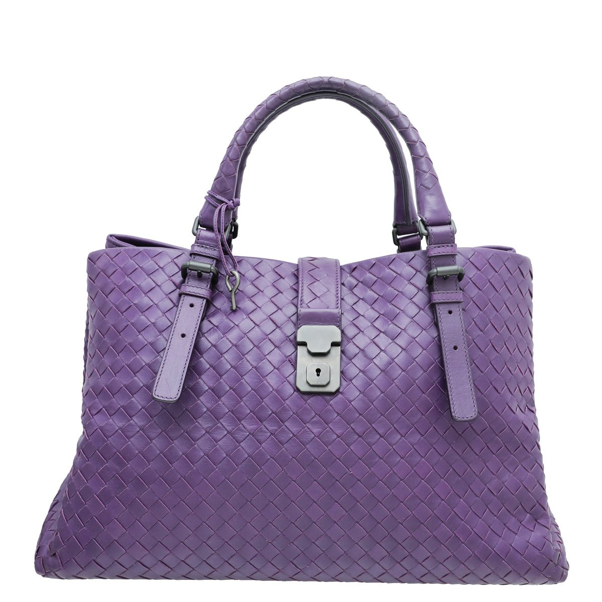 Bottega Veneta Purple Intrecciato Bag-Bottega Veneta-THE CLOSET