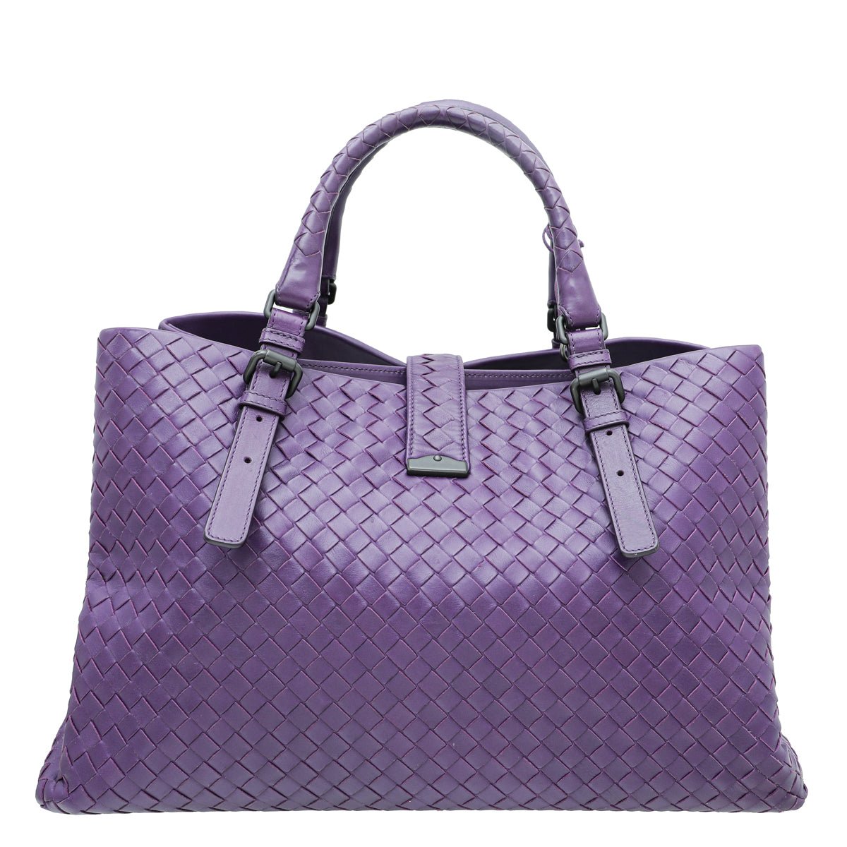 Bottega Veneta Purple Intrecciato Bag-Bottega Veneta-THE CLOSET