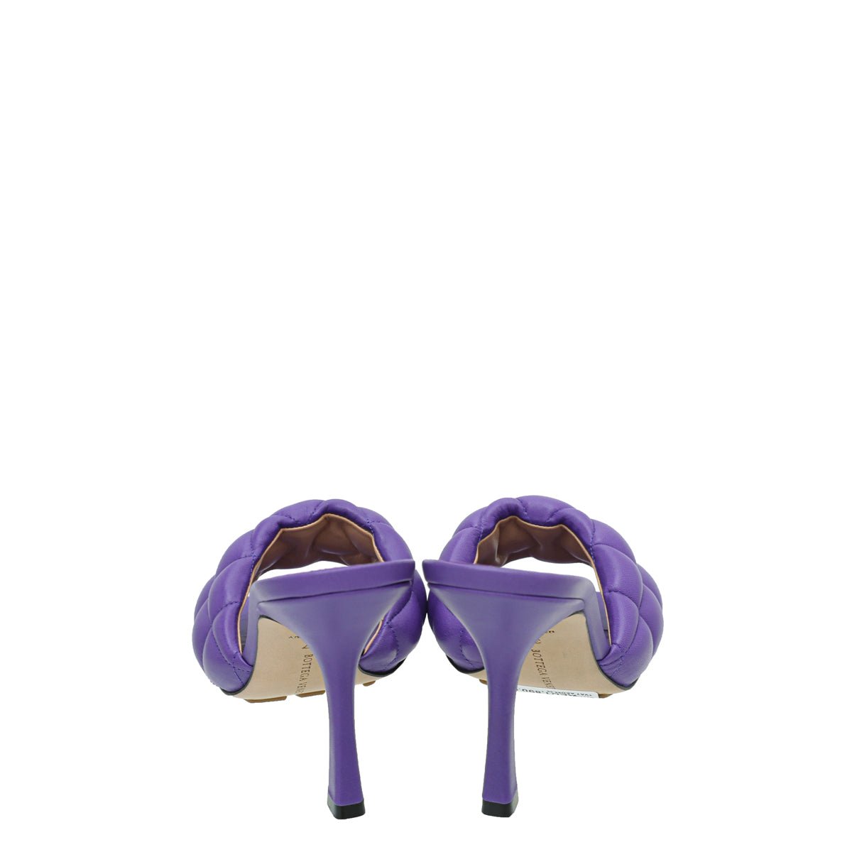 Bottega Veneta - Bottega Veneta Purple Padded Mules 37 | The Closet