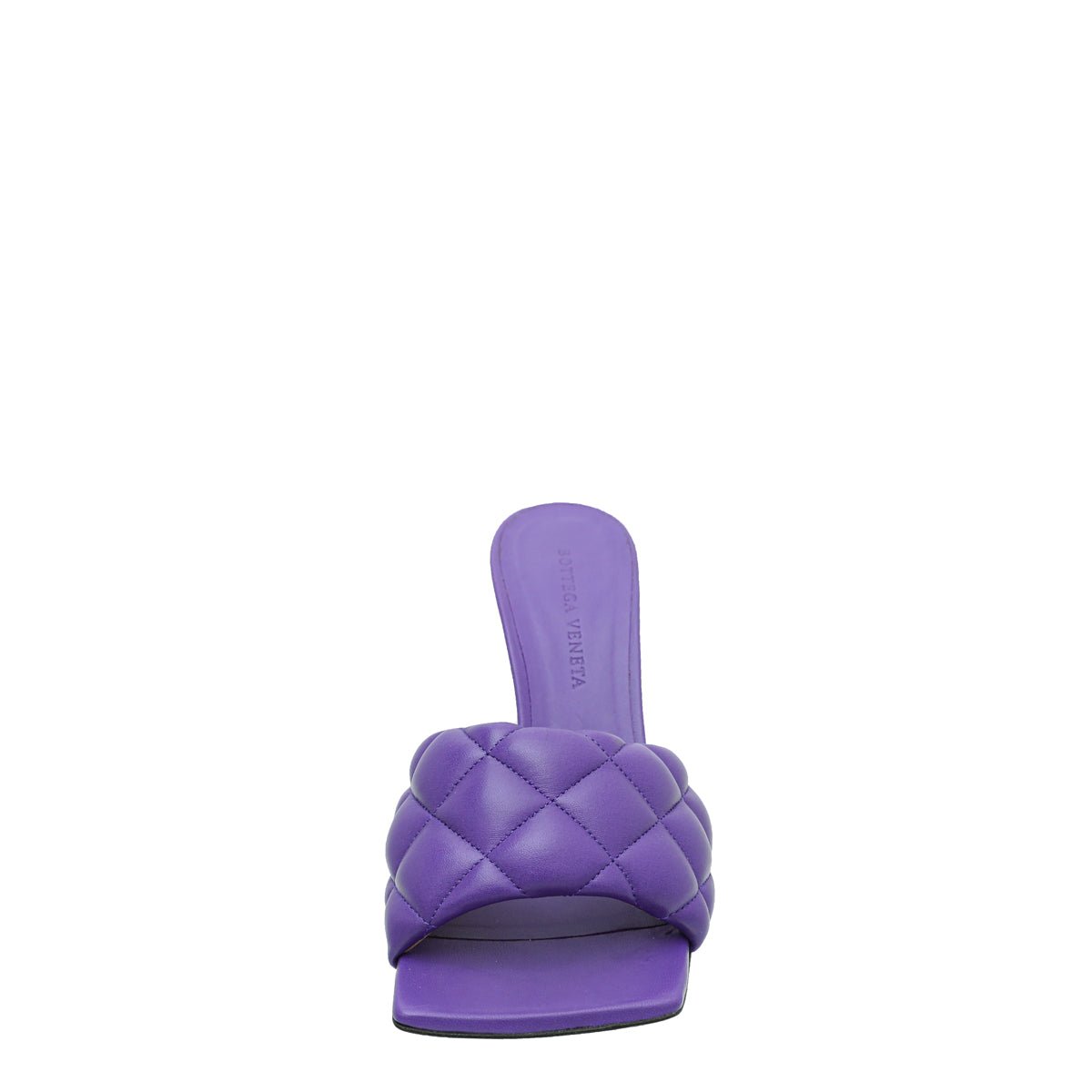 Bottega Veneta Purple Padded Mules 37-Bottega Veneta-THE CLOSET
