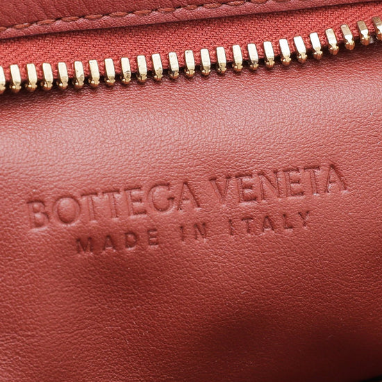 Bottega Veneta - Bottega Veneta Rust The Twist Knotted Clutch | The Closet