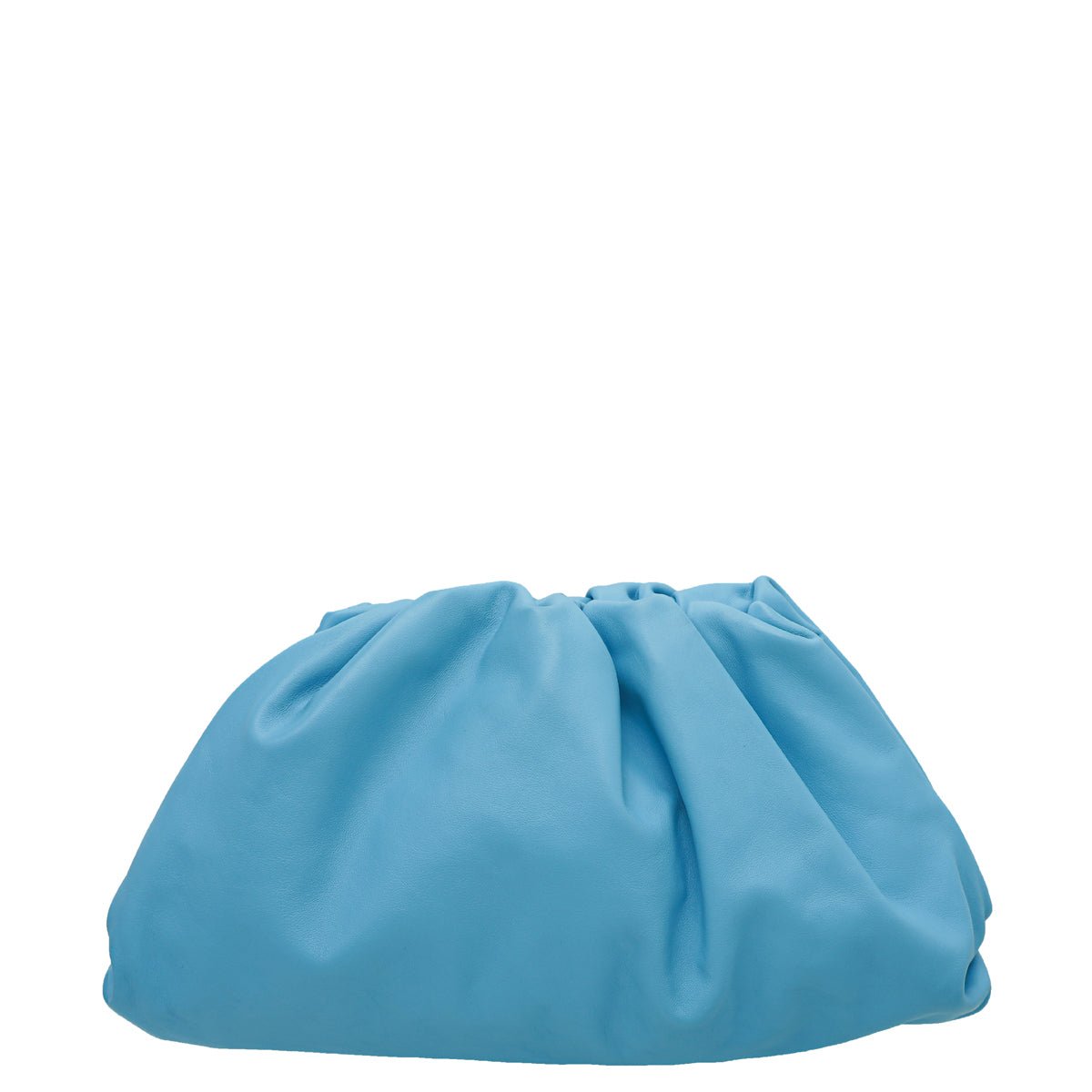 Bottega Veneta Turquoise Nappa Clutch-Bottega Veneta-THE CLOSET