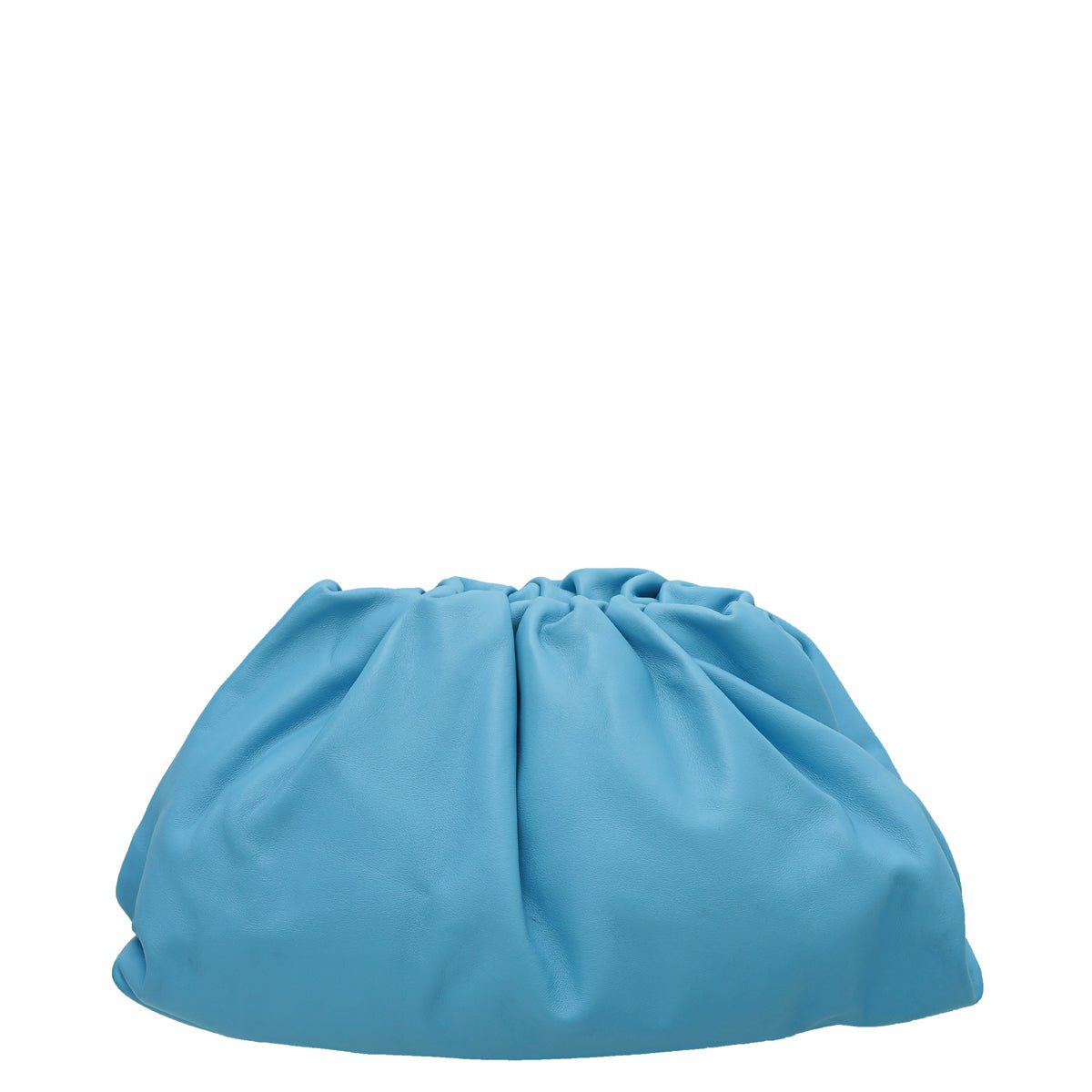 Bottega Veneta Turquoise Nappa Clutch-Bottega Veneta-THE CLOSET