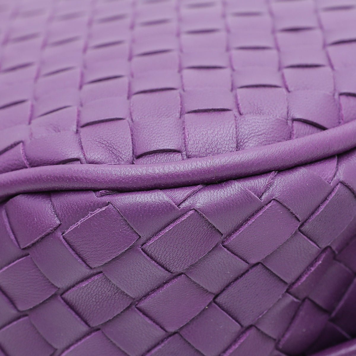 Bottega Veneta - Bottega Veneta Violet Intrecciato Rialto Flap Bag | The Closet