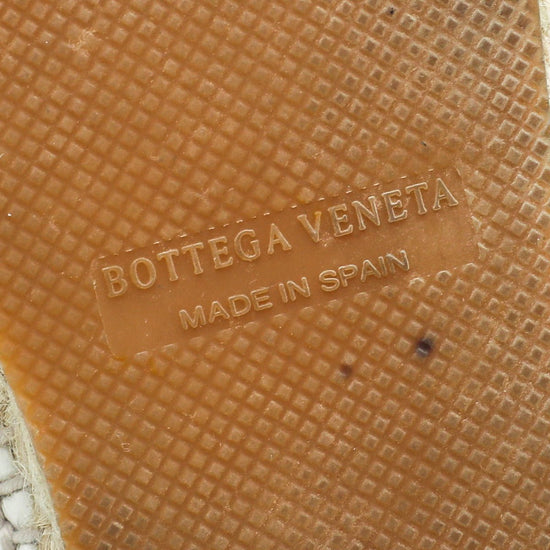 Bottega Veneta - Bottega Veneta White Gala Espadrille 39 | The Closet