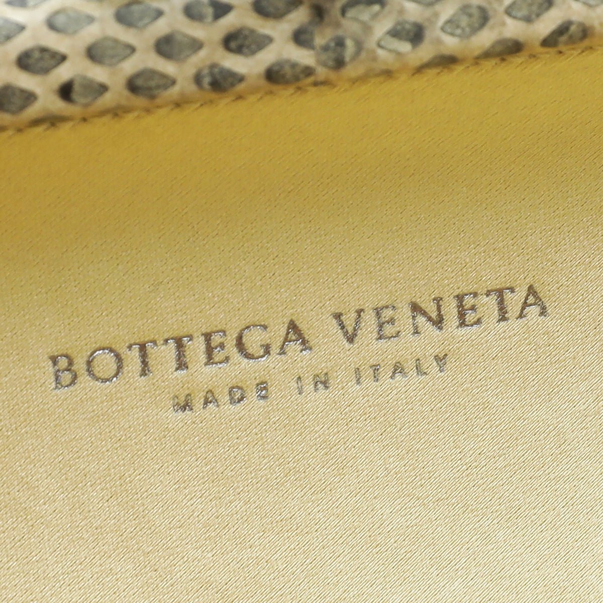 Bottega Veneta - Bottega Veneta Yellow Intrecciato Stretch Knot Clutch | The Closet