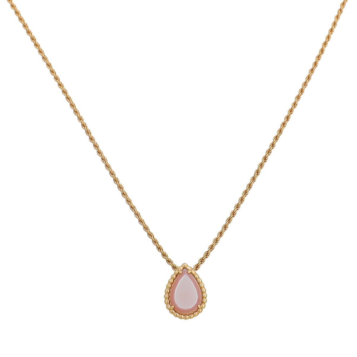 Boucheron 18K Pink Gold MOP Serpent Boheme Pendant Necklace-Boucheron-THE CLOSET