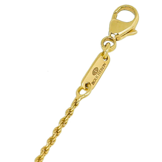 Boucheron - Boucheron 18K Yellow Gold Serpent Boheme S Motif Malachite Necklace Small Model | The Closet