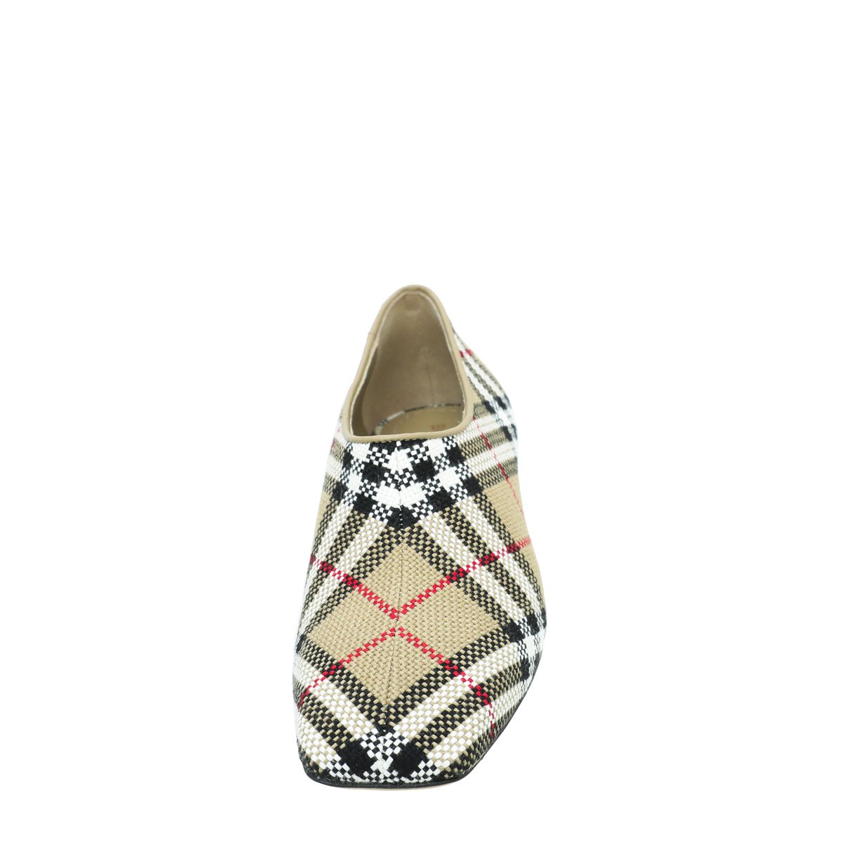 Burberry Archive Beige Check Tripton Pumps 36 – THE CLOSET