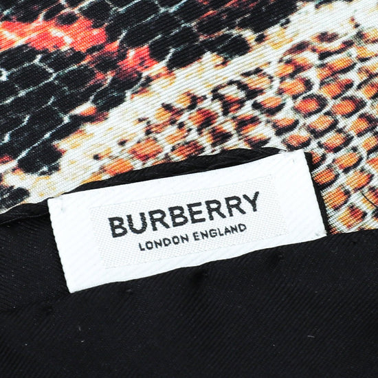 Burberry - Burberry Archive Beige Leopard Snake Scarf | The Closet