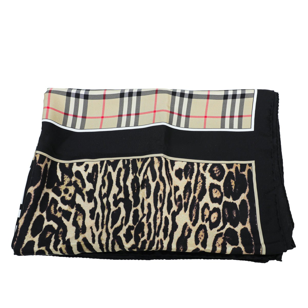 Burberry Archive Beige Leopard Snake Scarf-Burberry-THE CLOSET