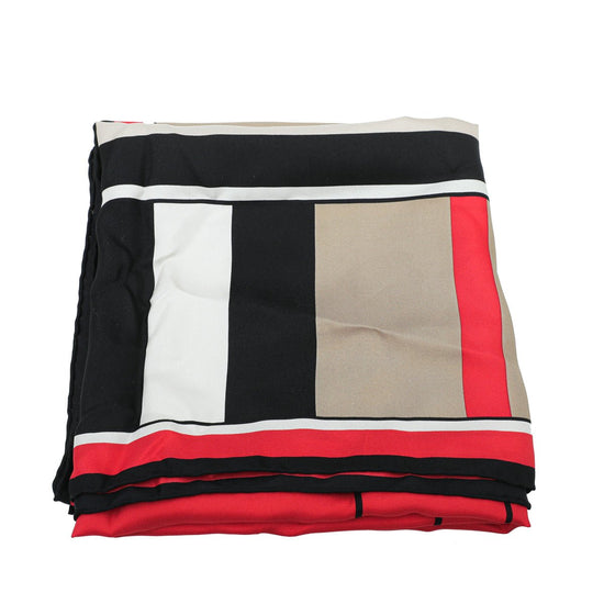 Louis Vuitton Red Multicolor Precious Little V Square Silk Scarf – The  Closet