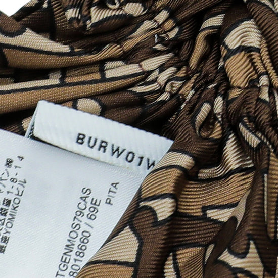 Burberry - Burberry Archive Beige TB Monogram Hair Twill Silk Scarf | The Closet