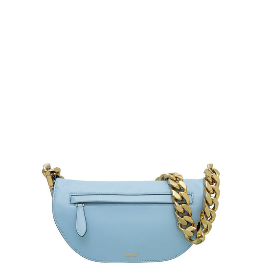 Burberry - Burberry Bale Blue Olympia Small Flap Chain Bag | The Closet