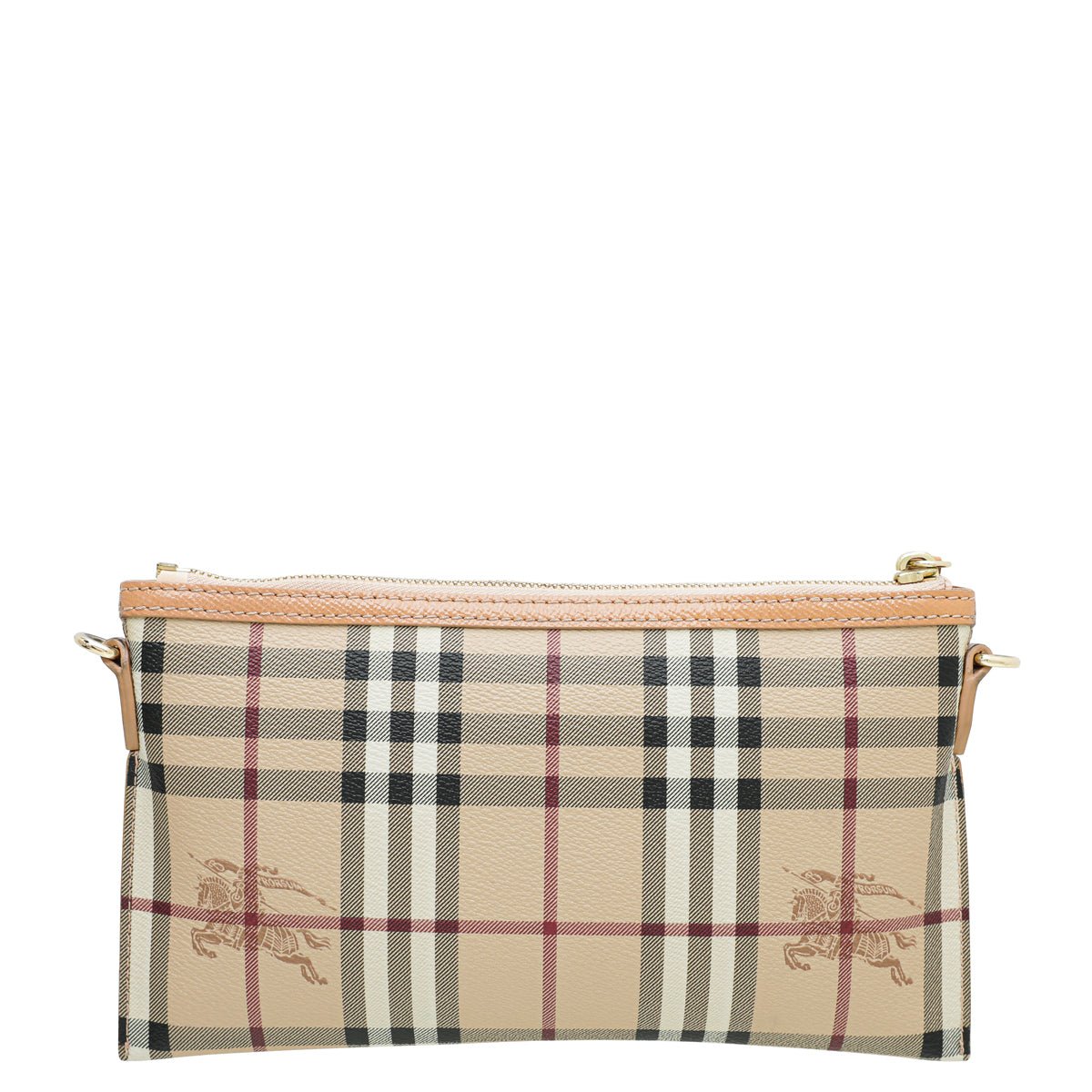 Burberry Beige Haymarket Check Peyton Crossbody Bag-Burberry-THE CLOSET