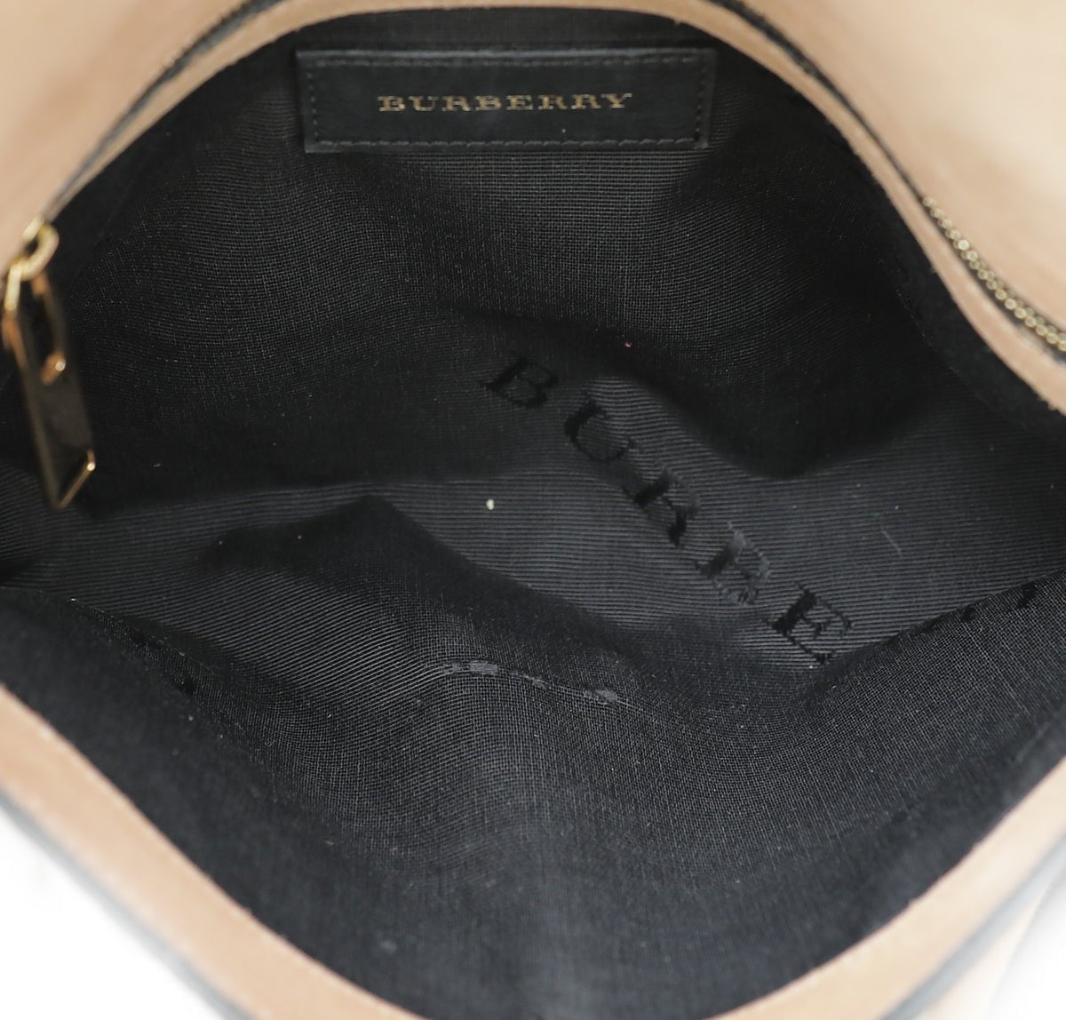 Burberry - Burberry Beige Signature Grain Medium Mildenhall Crossbody Bag | The Closet