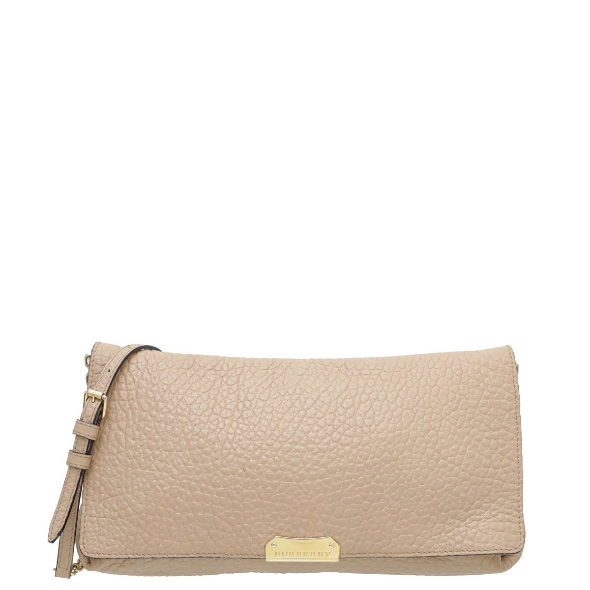 Burberry Beige Signature Grain Medium Mildenhall Crossbody Bag-Burberry-THE CLOSET