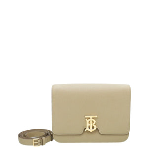 Burberry Beige TB Logo Bag متوسطة