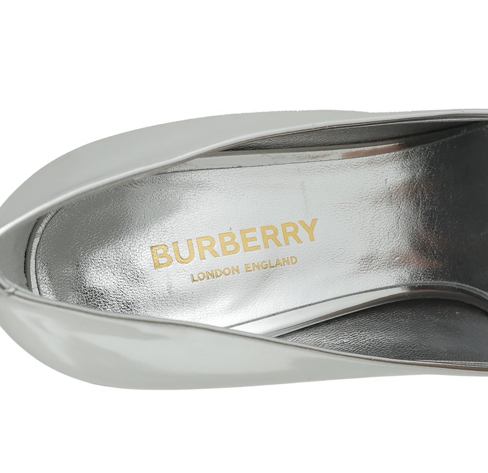Burberry Bicolor Annalise Mirror Pumps 37-Burberry-THE CLOSET