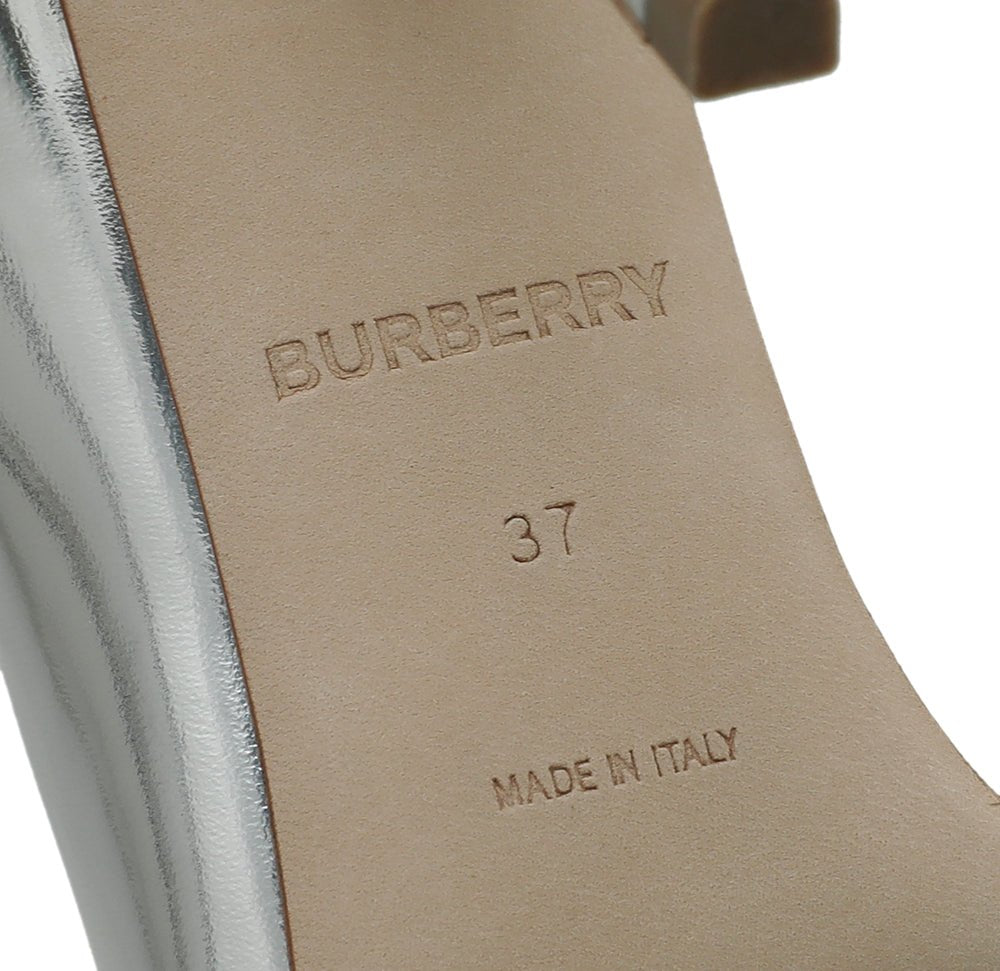 Burberry Bicolor Annalise Mirror Pumps 37-Burberry-THE CLOSET