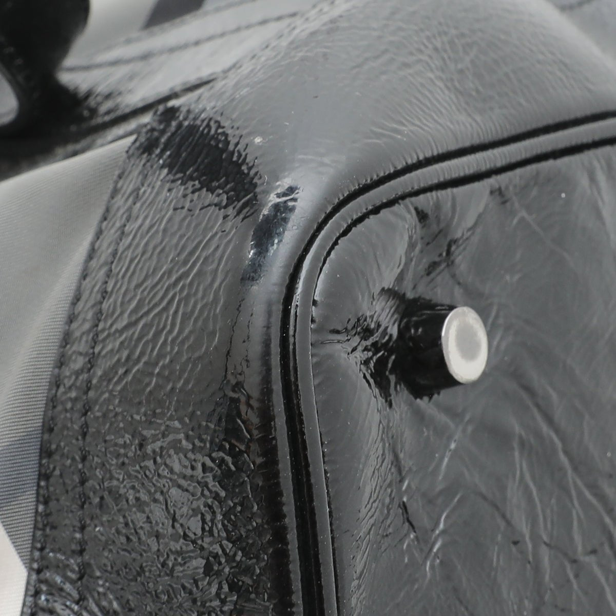 Burberry Bicolor Beat Check Nylon Lowry Tote Medium Bag-Burberry-THE CLOSET