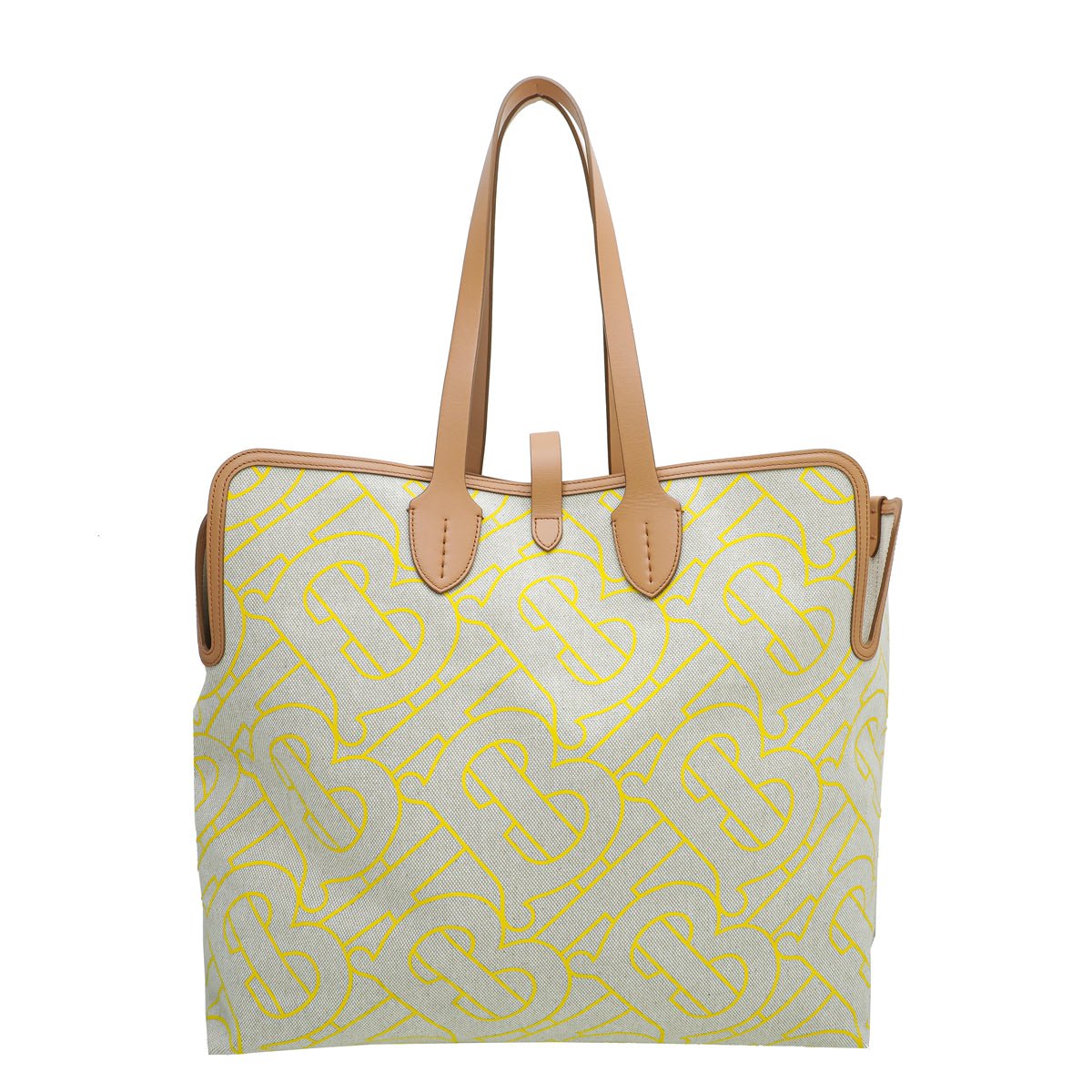 Burberry Bicolor Belt Tote Large Bag-Burberry-THE CLOSET