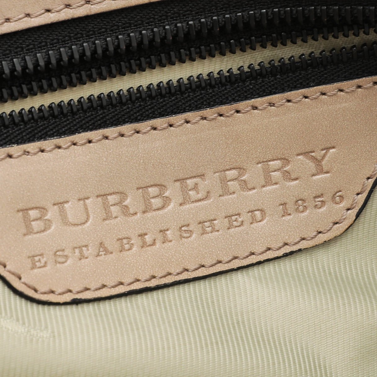 Burberry Bicolor Bridle House Check Satchel Tote Bag-Burberry-THE CLOSET