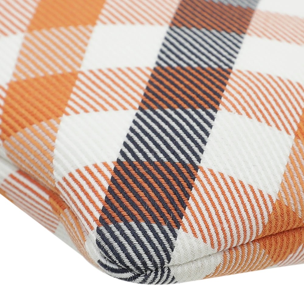 Burberry Bicolor Bright Check Drawstring Pouch-Burberry-THE CLOSET
