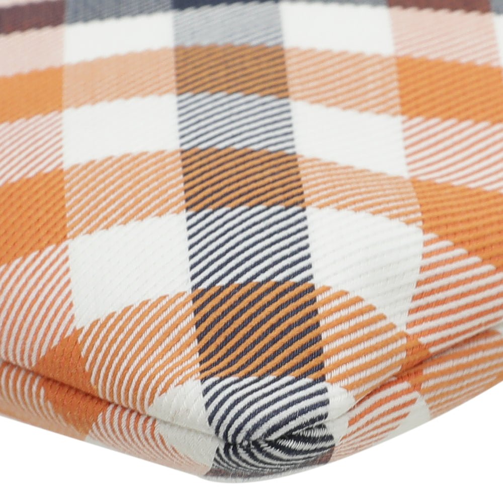 Burberry Bicolor Bright Check Drawstring Pouch-Burberry-THE CLOSET