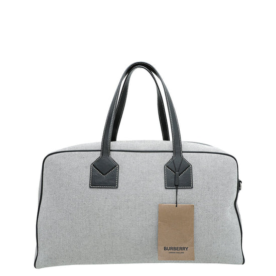 Burberry - Burberry Bicolor Cube Holdall Duffle Bag | The Closet