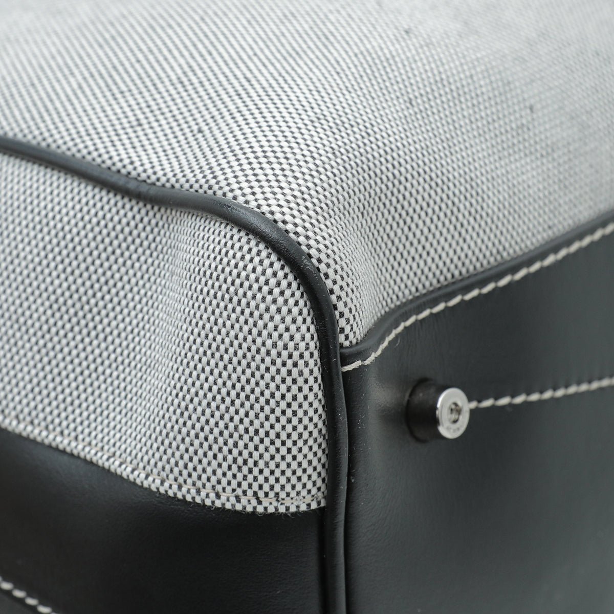 Burberry Bicolor Cube Holdall Duffle Bag-Burberry-THE CLOSET