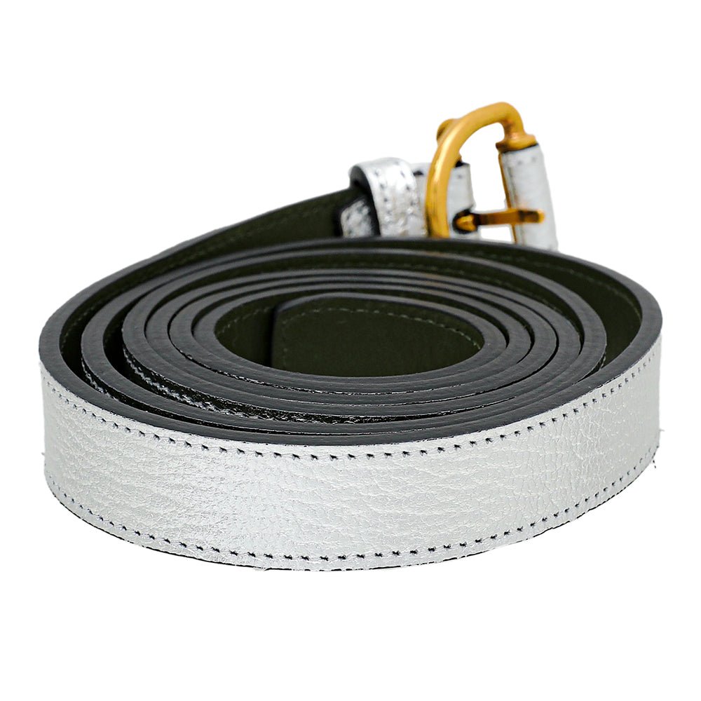 Burberry Bicolor D Ring Buckle Slim Belt 36-Burberry-THE CLOSET