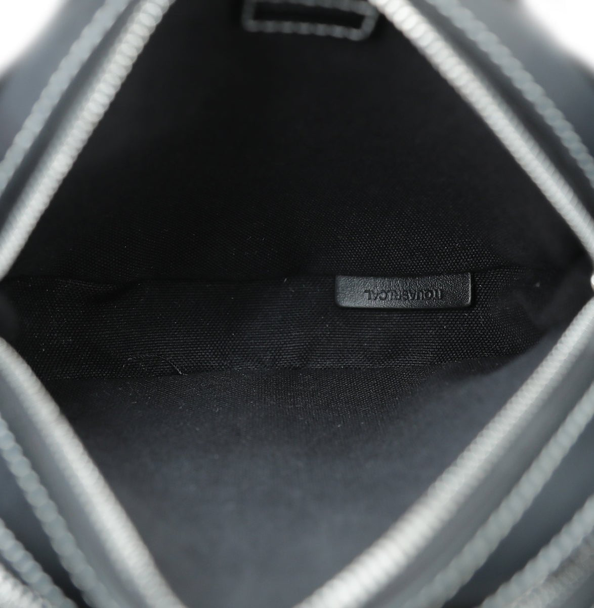 Burberry Bicolor Denim Graphic Logo Louise Round Bag-Burberry-THE CLOSET