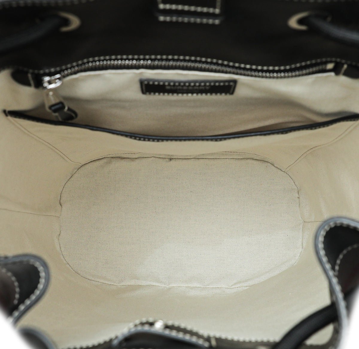 Burberry Bicolor Drawstring Backpack-Burberry-THE CLOSET