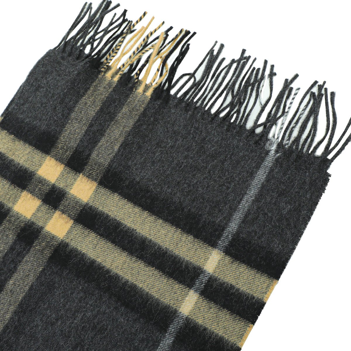 Burberry Bicolor Giant Check Cashmere Scarf-Burberry-THE CLOSET