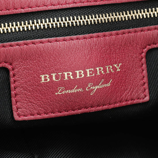 Burberry - Burberry Bicolor Haymarket Canterbury Tote Medium Bag | The Closet