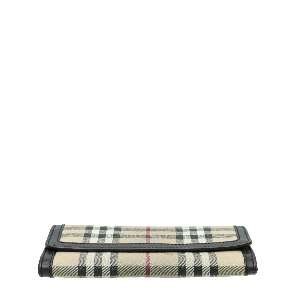Burberry Bicolor Haymarket Flap Wallet-Burberry-THE CLOSET