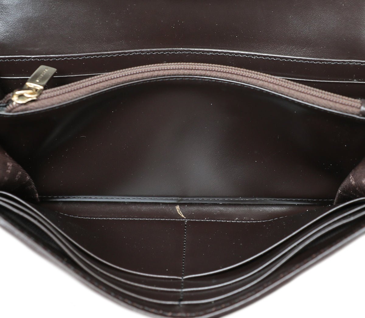 Burberry Bicolor Haymarket Flap Wallet-Burberry-THE CLOSET